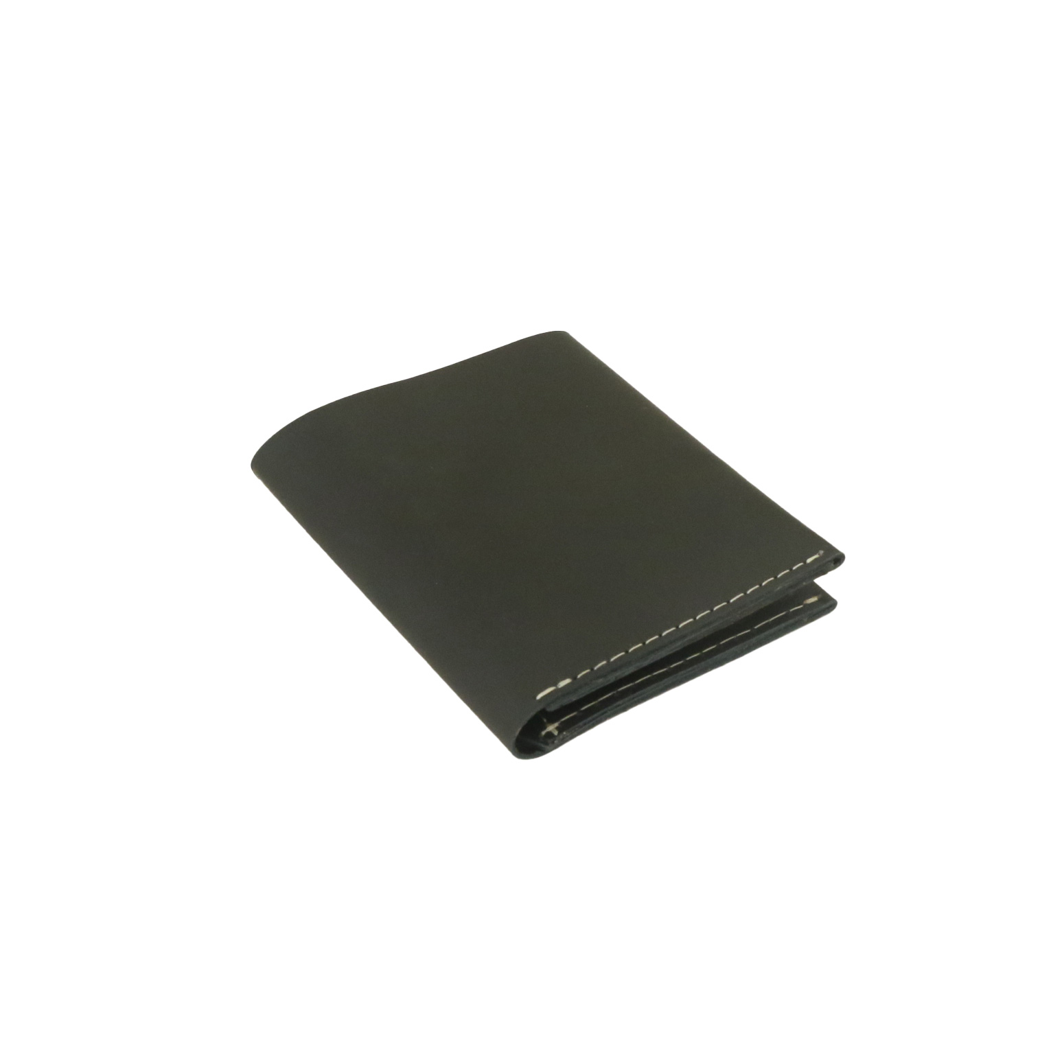 محفظة رجالي وسط – جلد طبيعي أسود