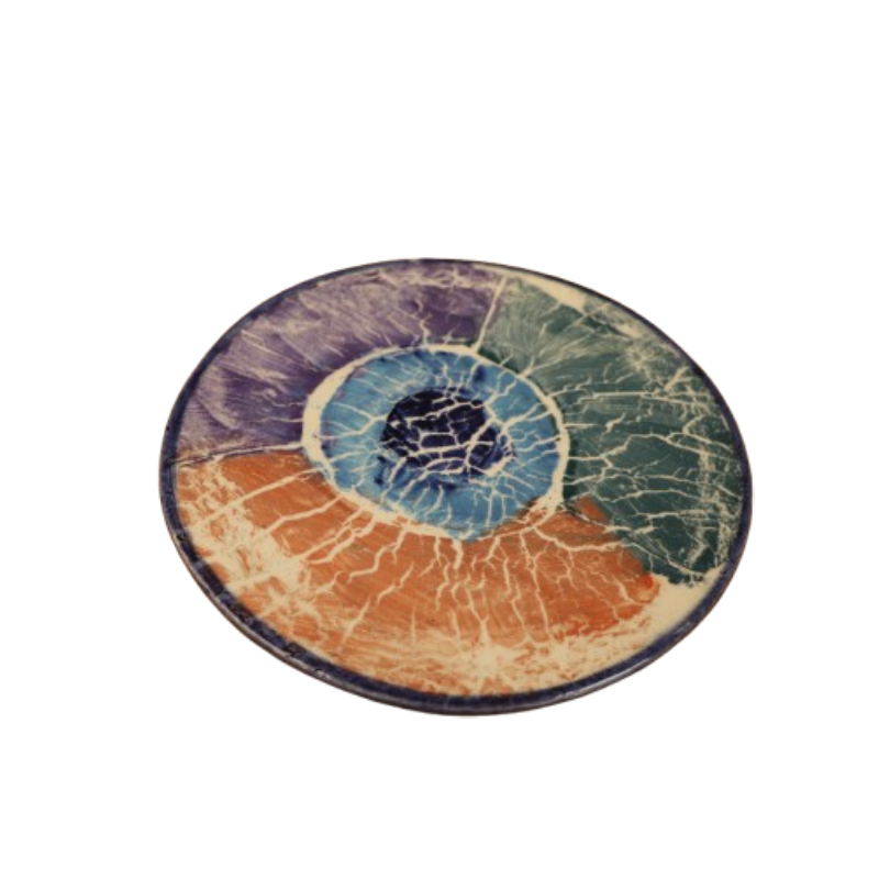 تعليقة حائط فخار تشقيق وسط