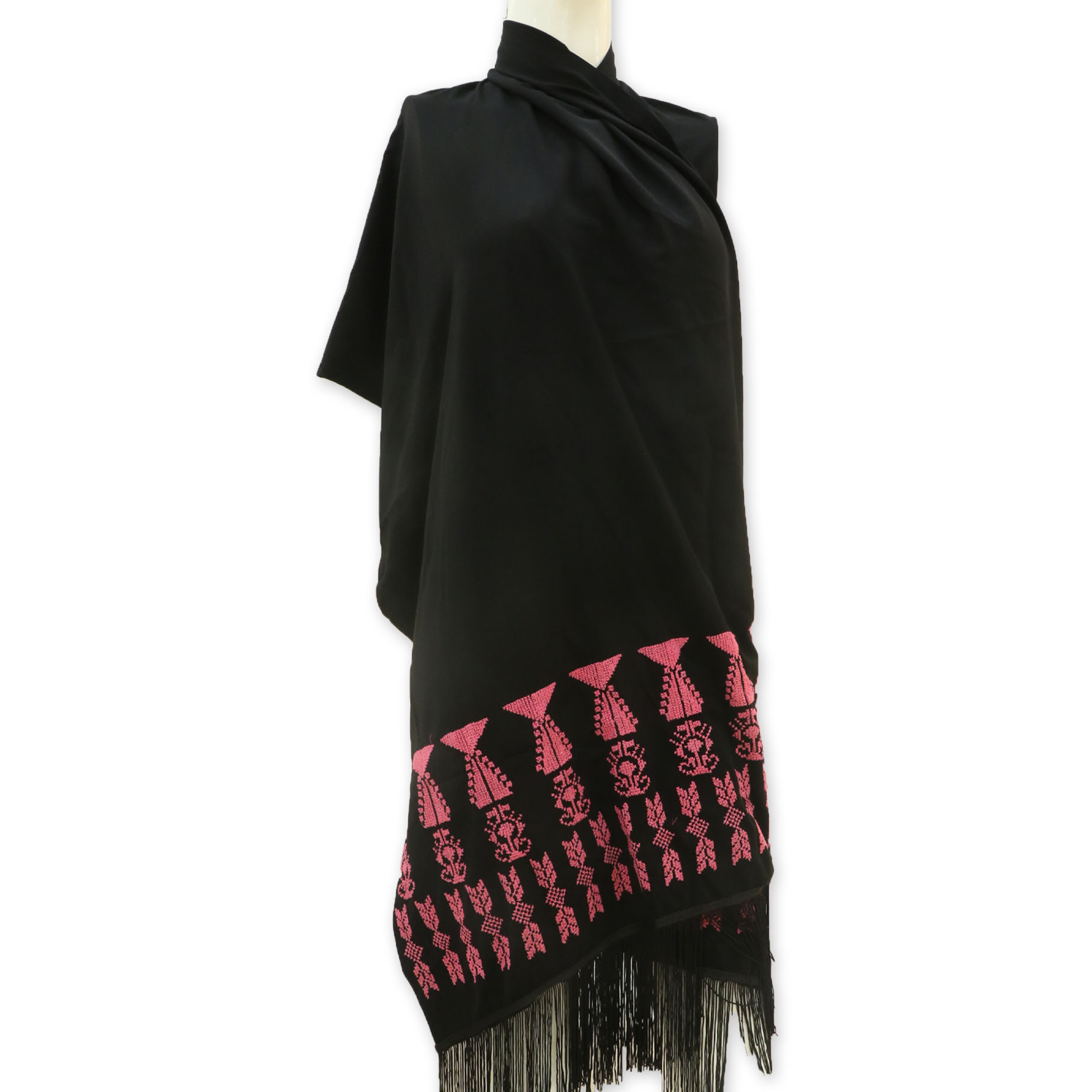 شال-مستطيل-مطرز-تطريز-سناوي-هاندميد-2