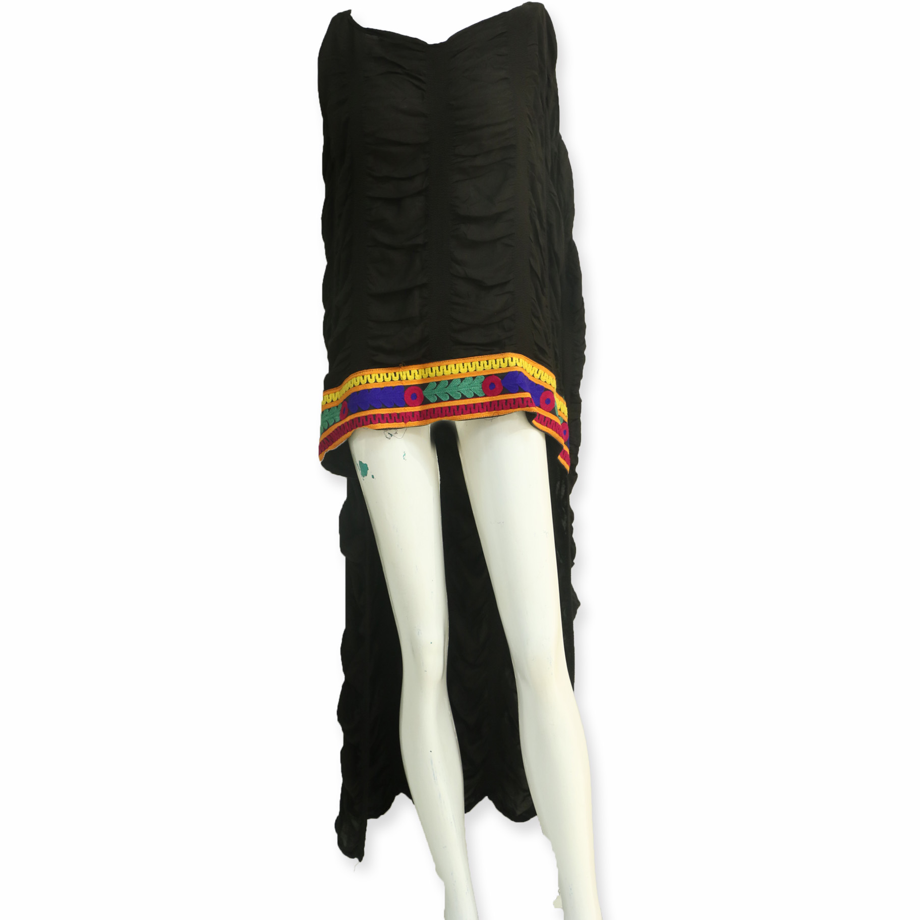 بلوزة ملس فلاحى قصيرة من الأمام