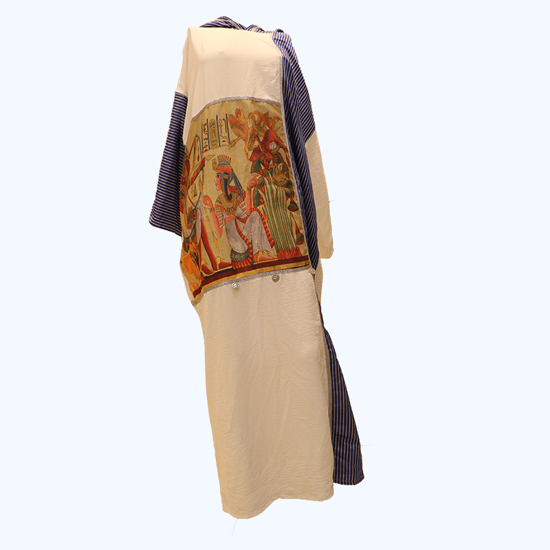 فستان ألاجا فرعوني – تصميم تراثي بخامة قطنية مريحة