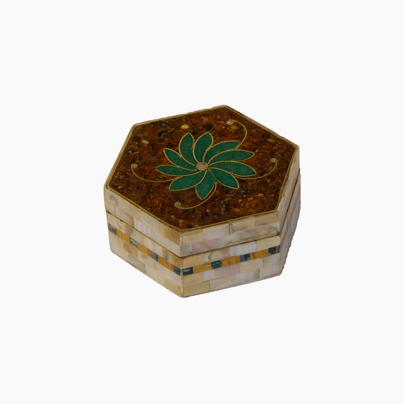 علبه صدف  7 سم مسدسه (8)