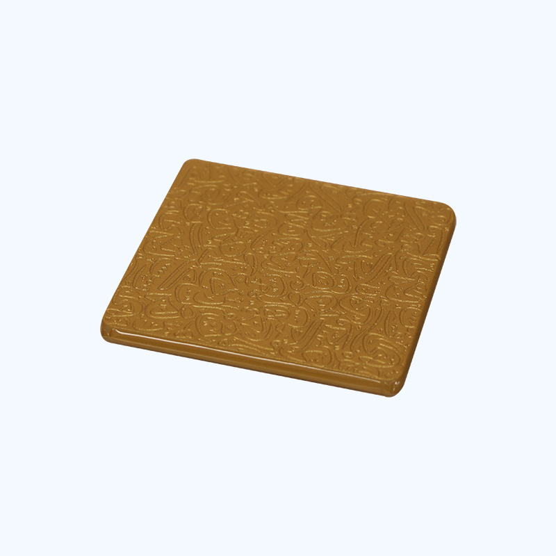 حامل كوب  9.4x9.4 cm ذهبي