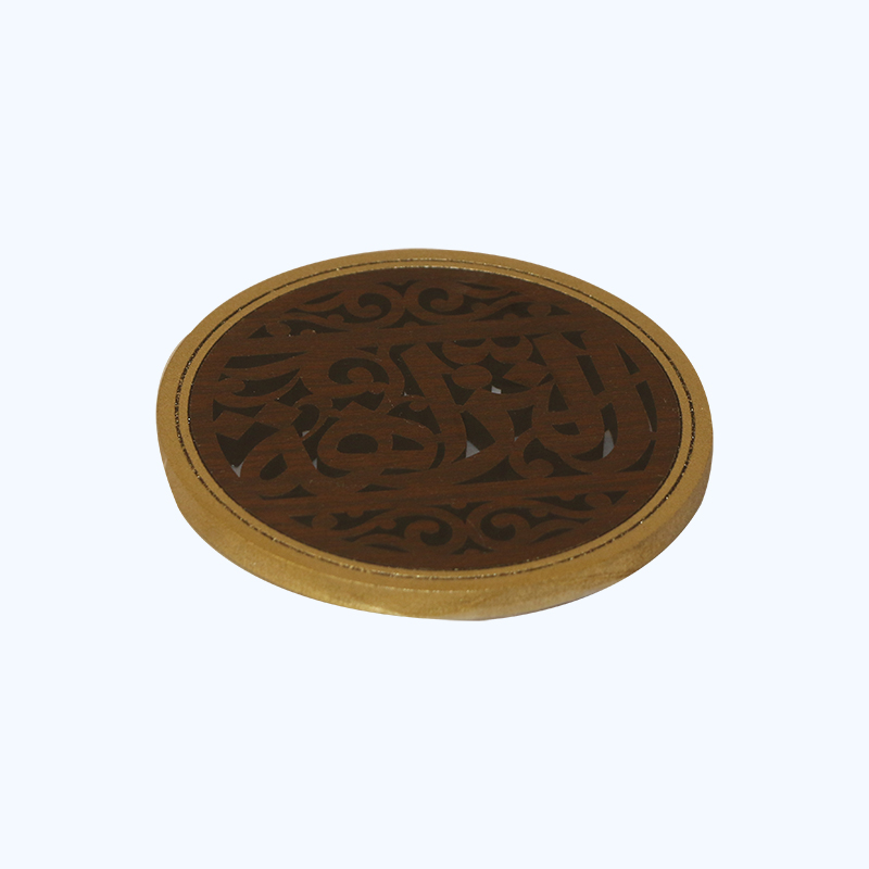 حامل كوب  9.4x9.4 cm بني