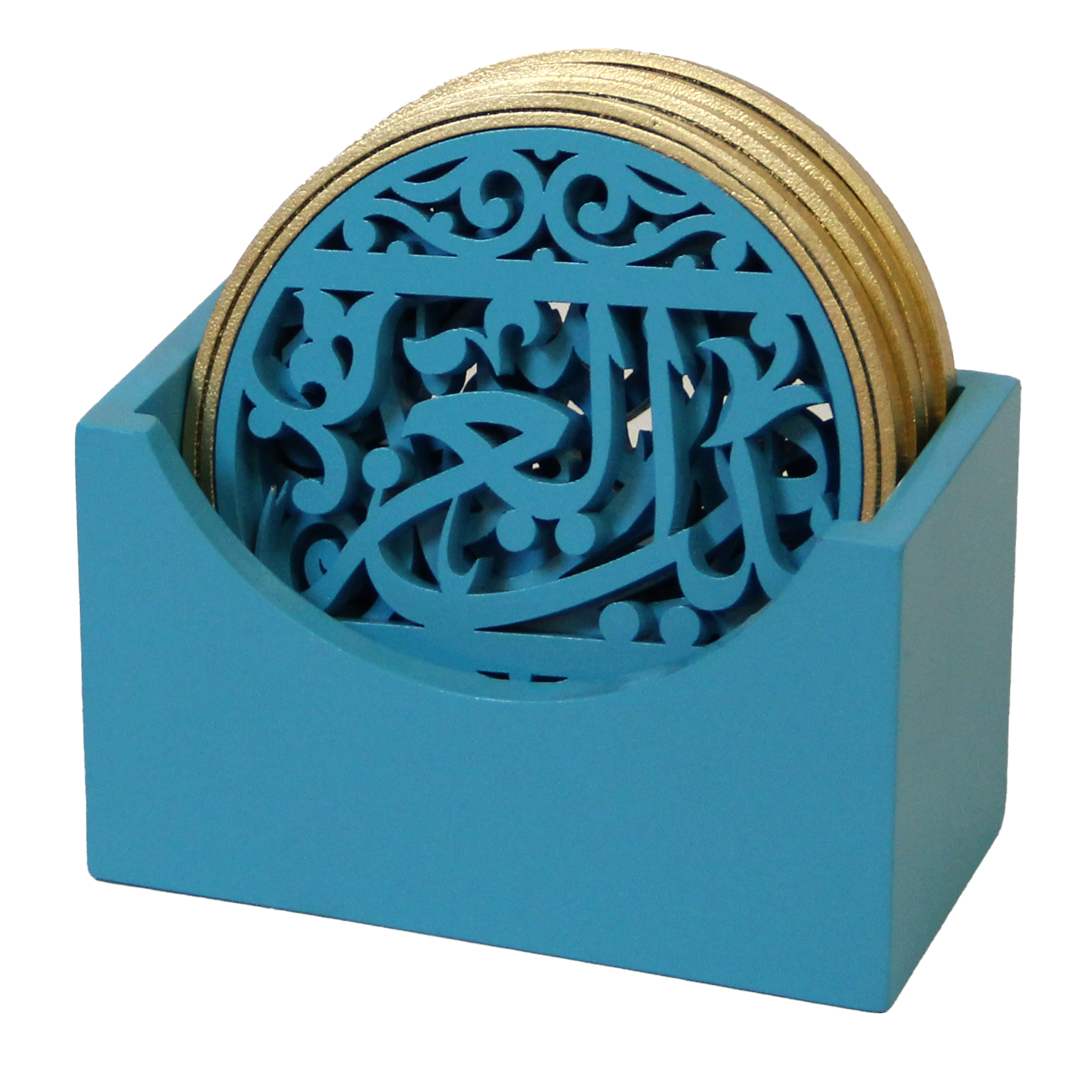 طقم حوامل أكواب 9.5X9.5 cm أزرق 6220307400002