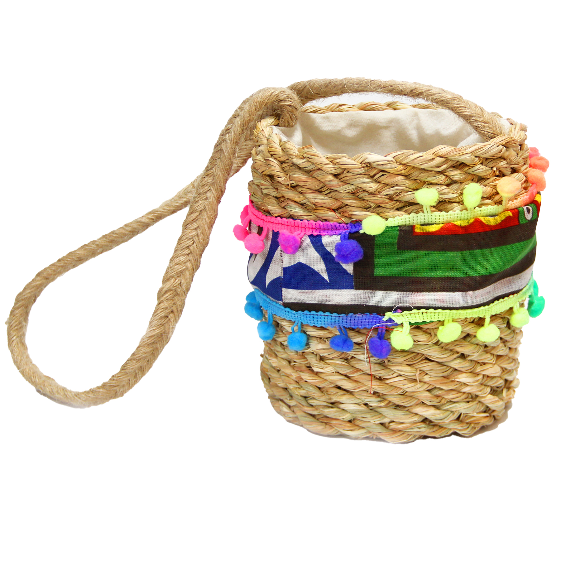 (HD)شنطة من الحلفا تطريز خيامية 2