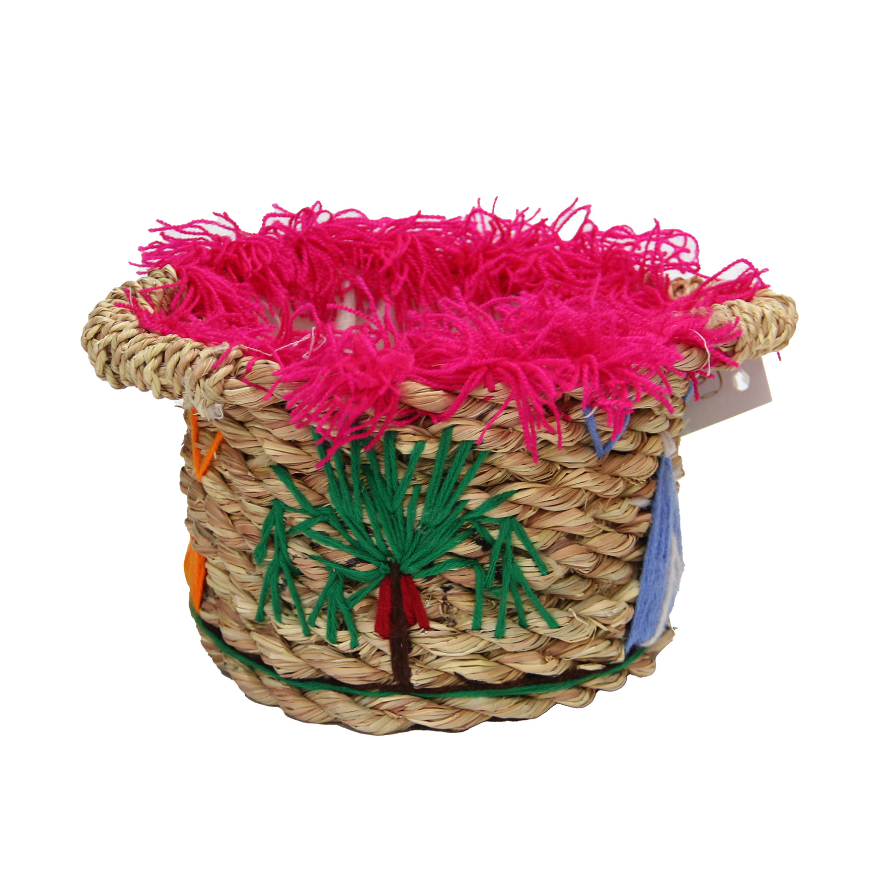 (HD)علبة حلفا تطريز و شراشيب صغيرة 4