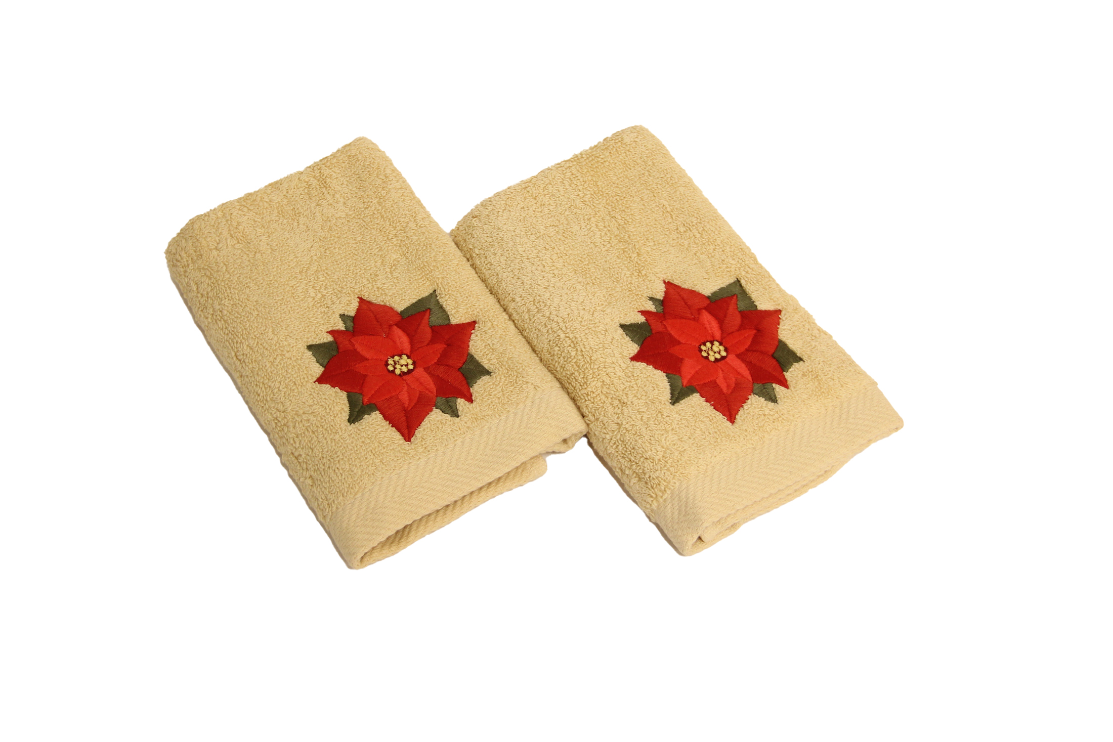 1538B طقم فوط ضيوف مكونة من قطعتين شكل زهرة الفصح