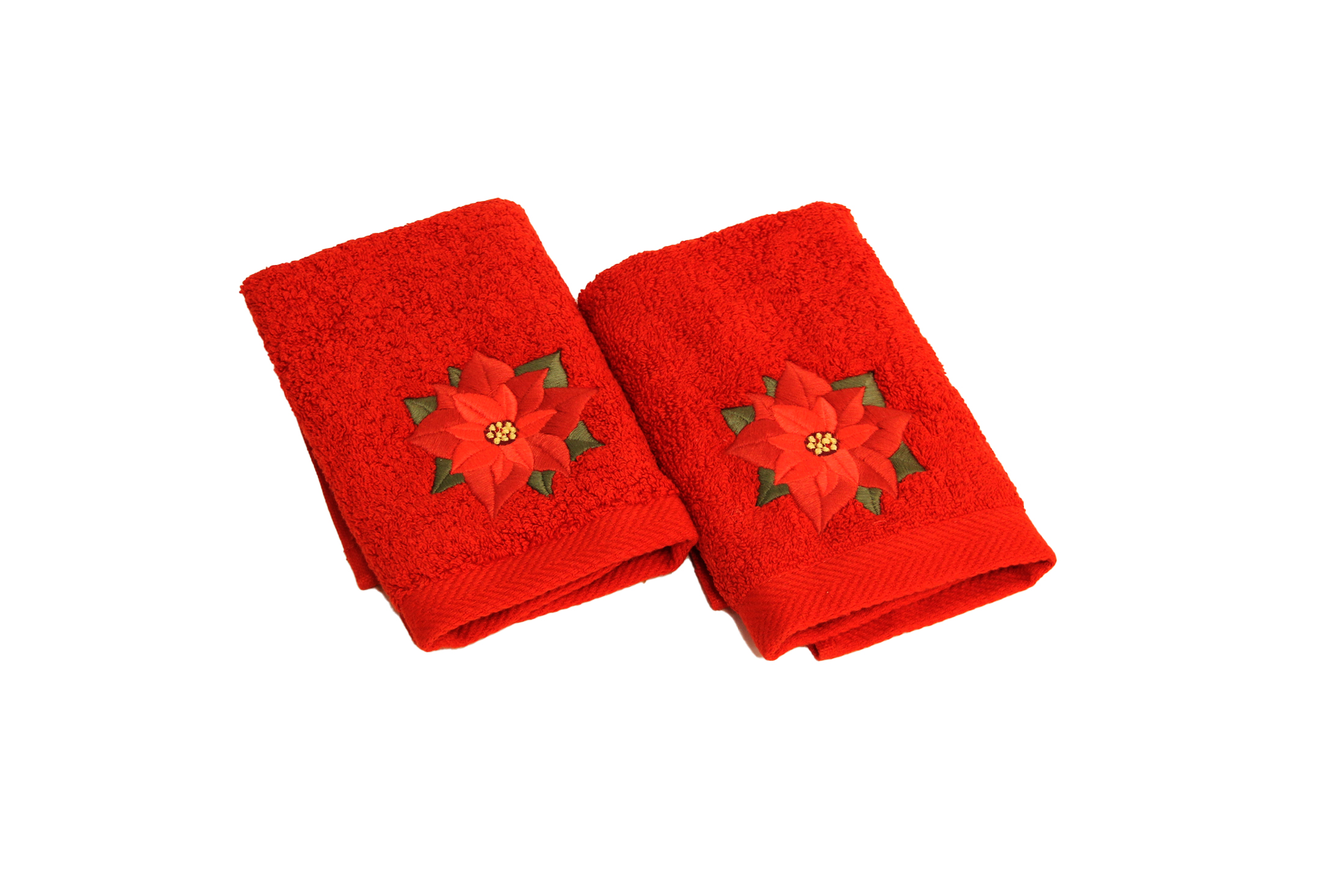 1538R طقم فوط ضيوف مكونة من قطعتين شكل زهرة الفصح