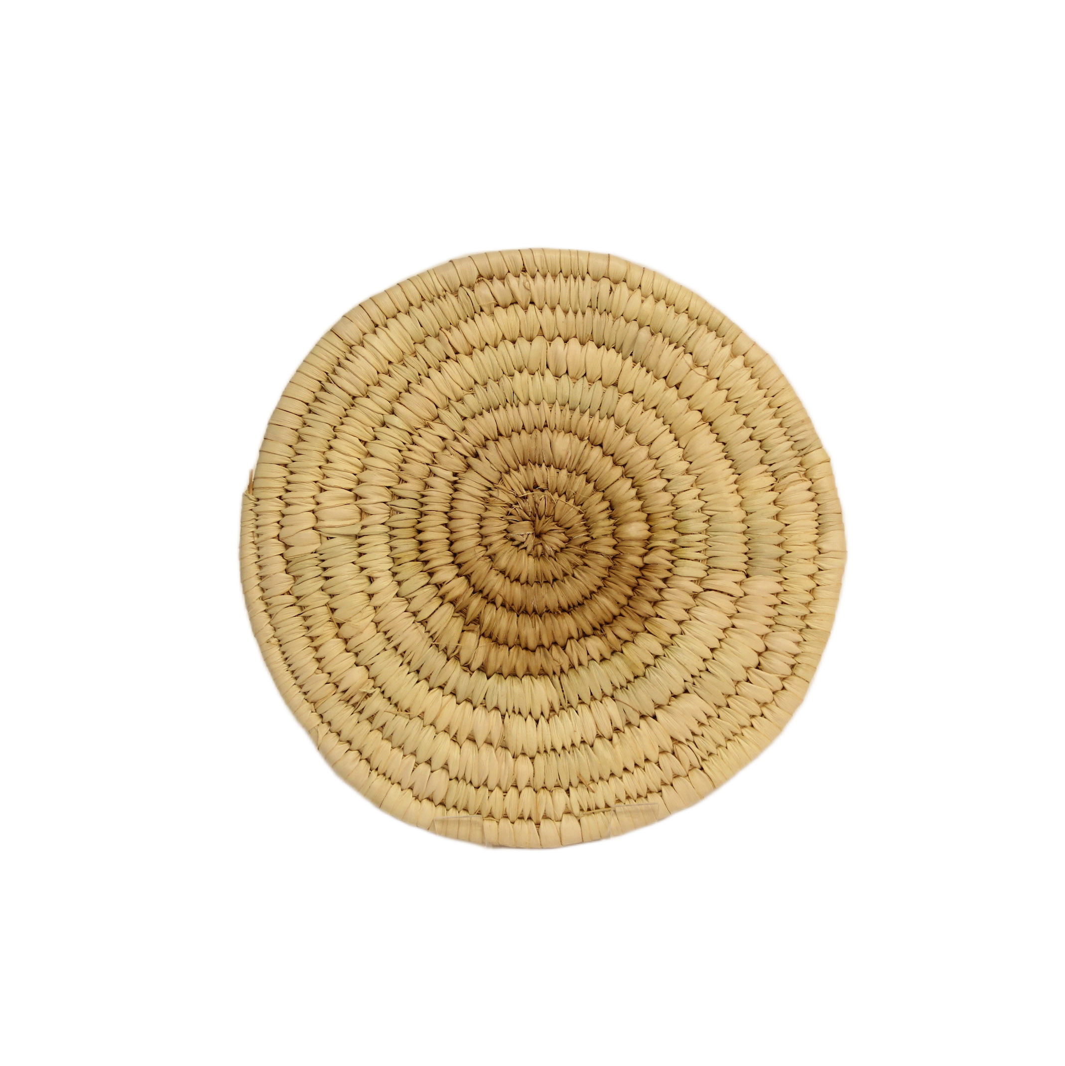 كوستر خوص أبيض 20 سم