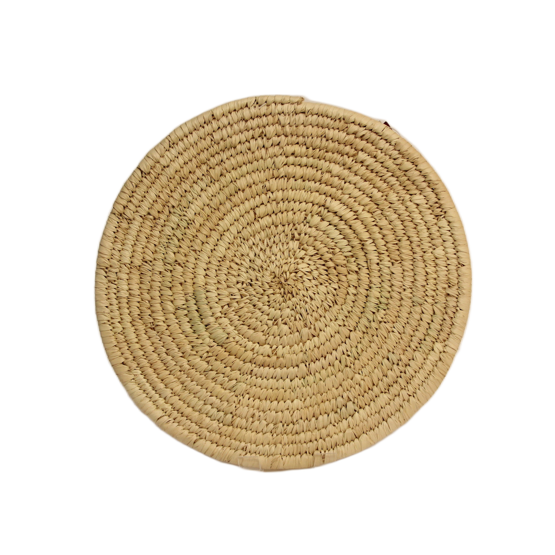 كوستر خوص أبيض 30 سم