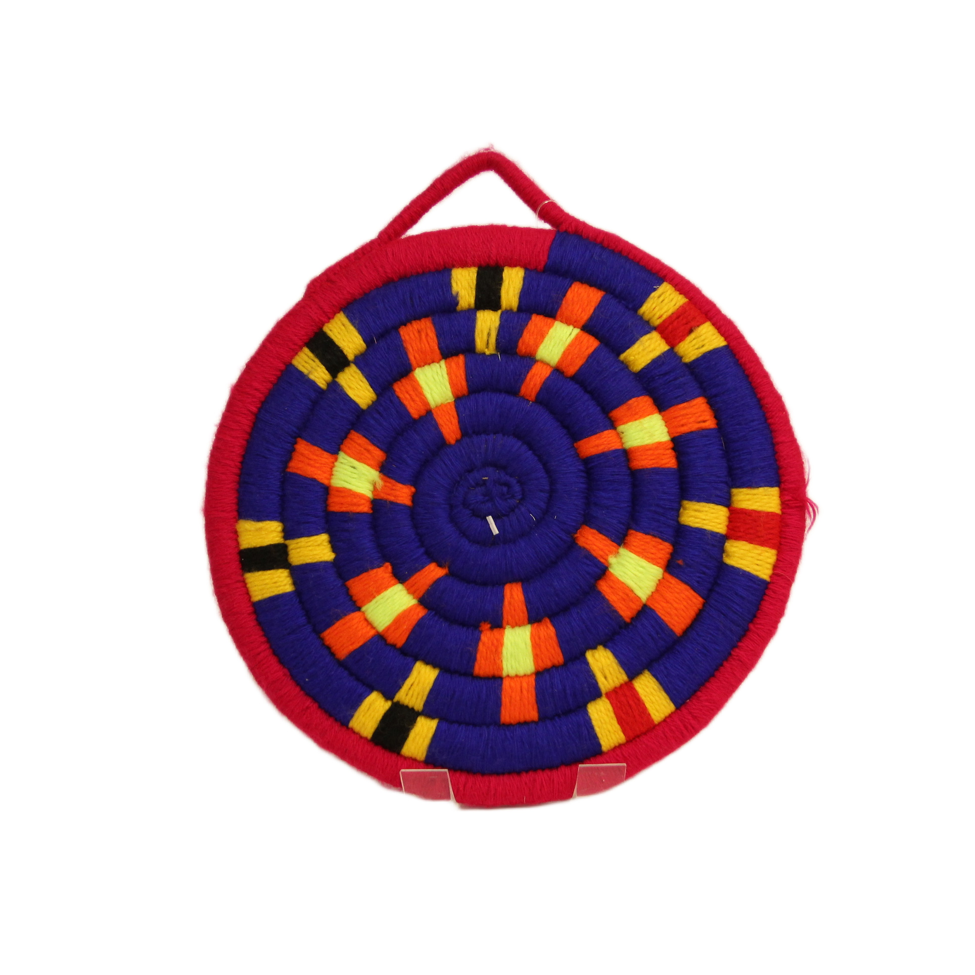 طبق صوف ملون  25 سم