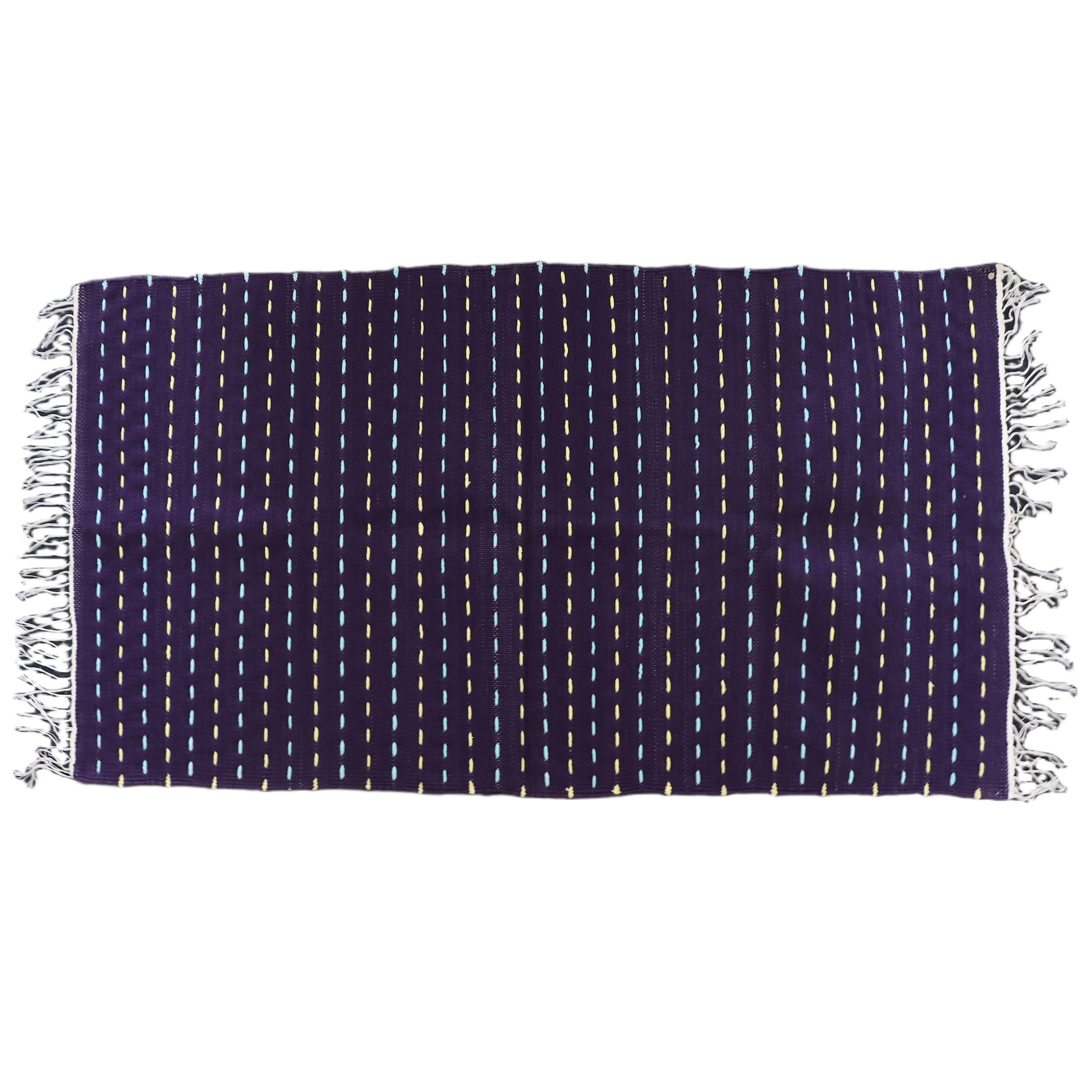 101سجاد برسولا 175*95 اسود-لبني-اصفر