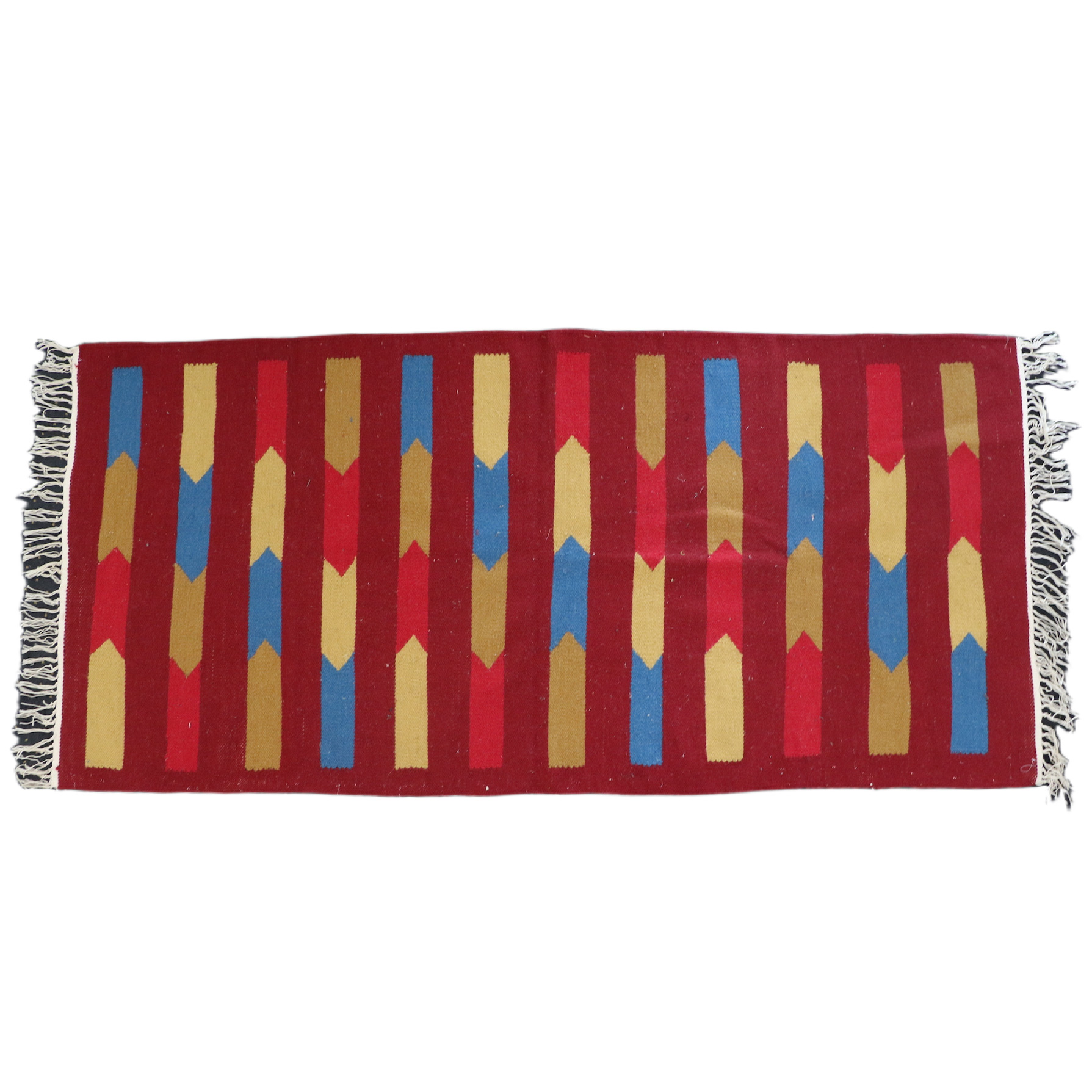 513سجاد صوف 220*95 احمر- اصفر - ازرق