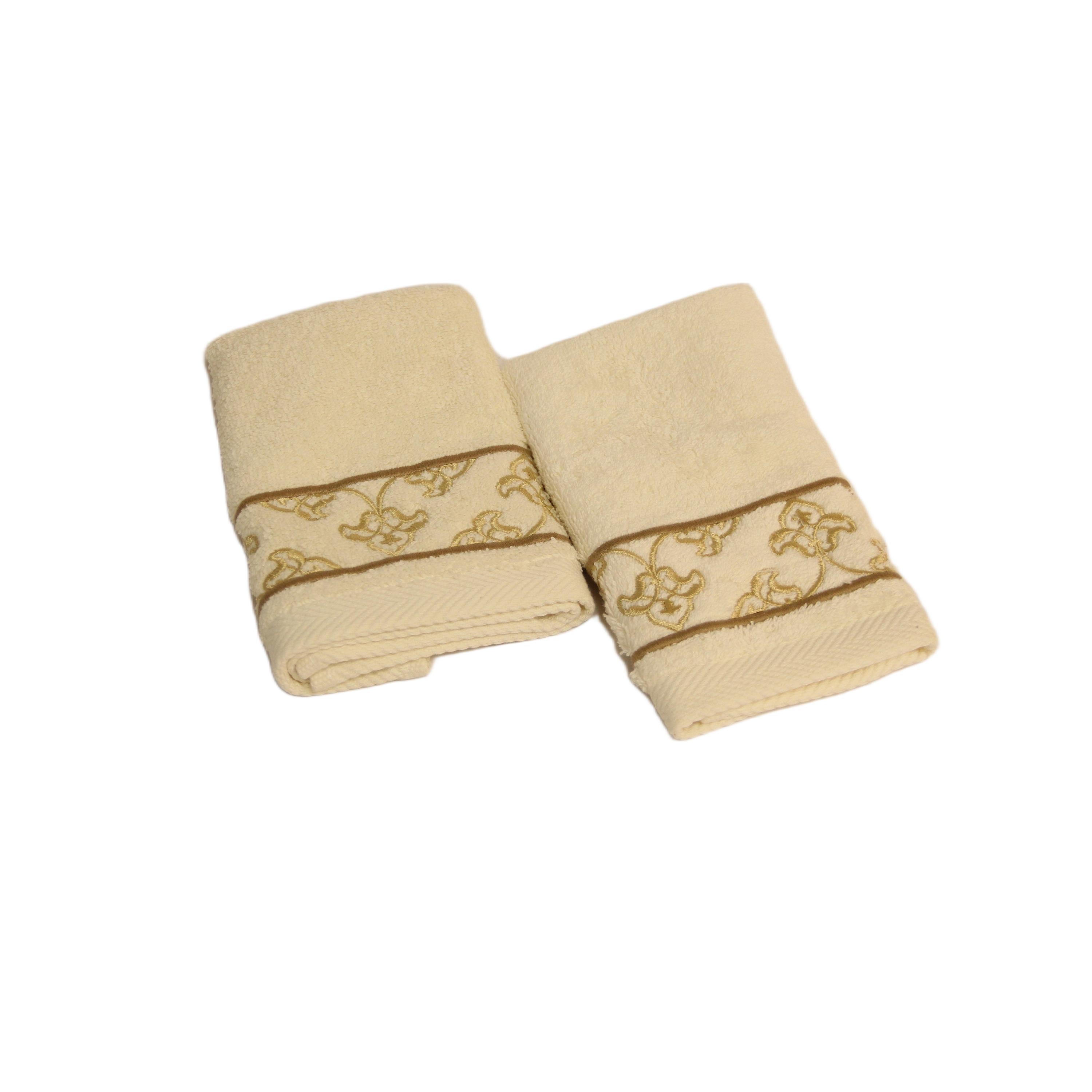 1486ob – طقم فوط ضيوف ليلي ليس – قطعتان 30×30