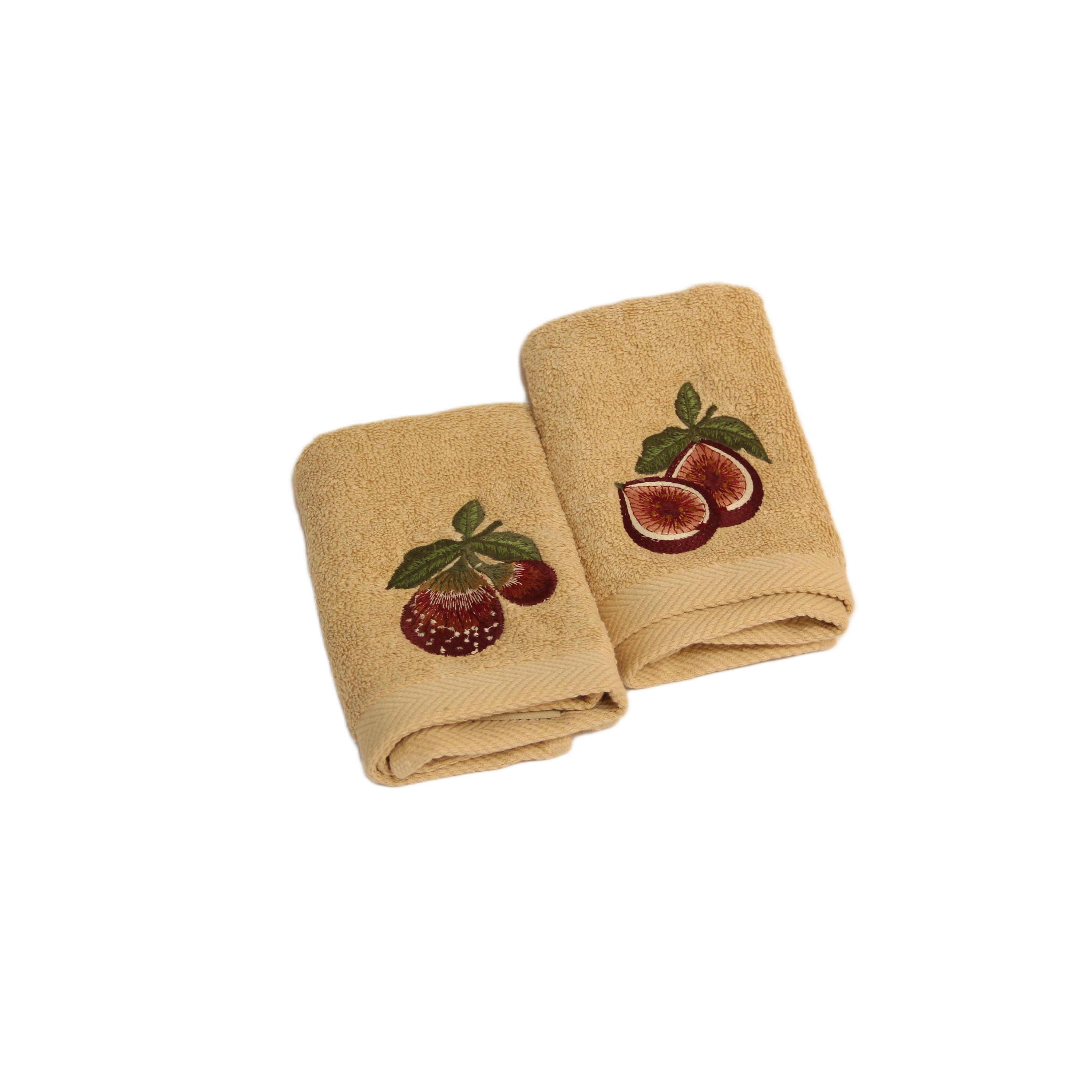 1895b – طقم فوط ضيوف فيج فيلد – قطعتان 30×30 (لون أزرق)