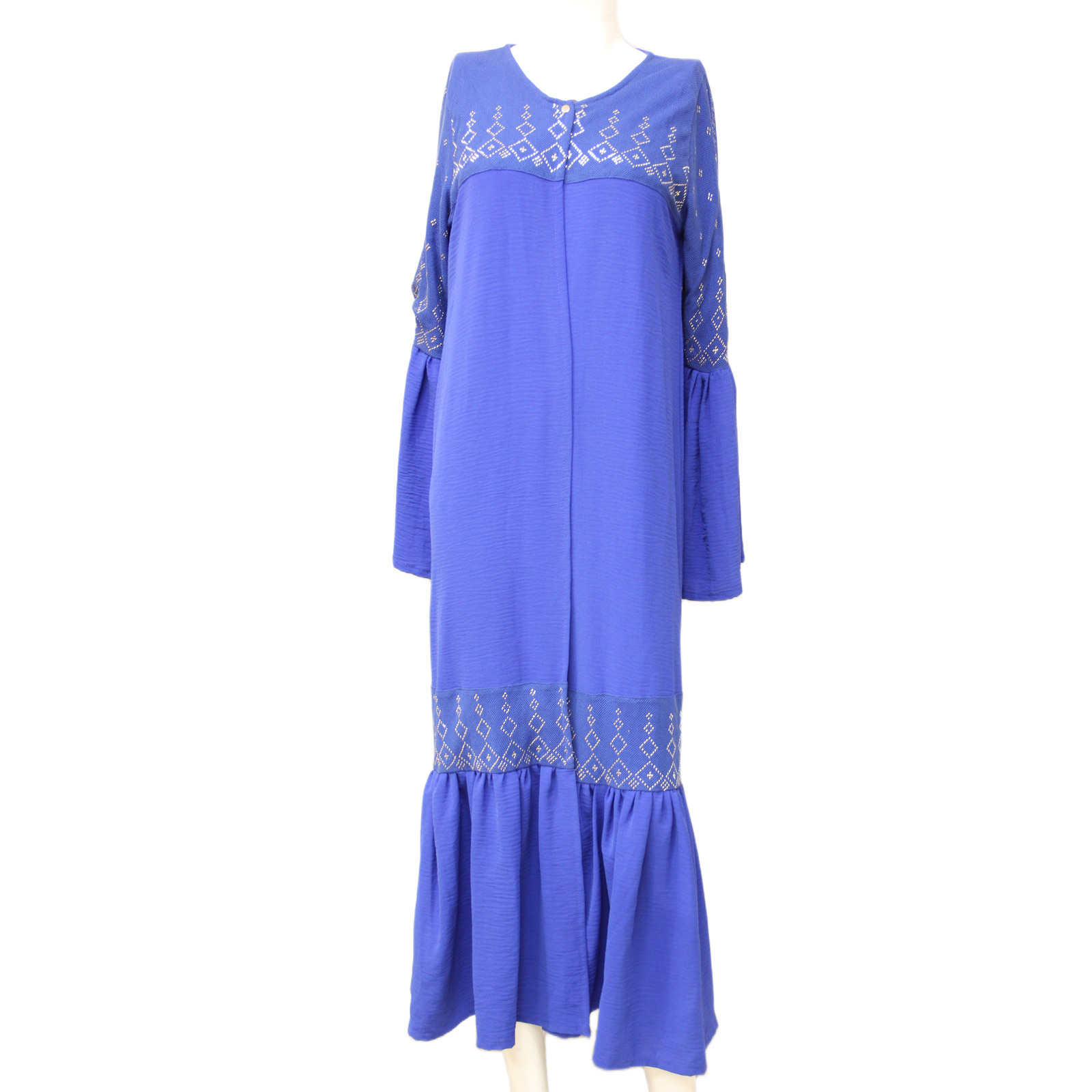 كاردجان أزرق مطرز بالتللي