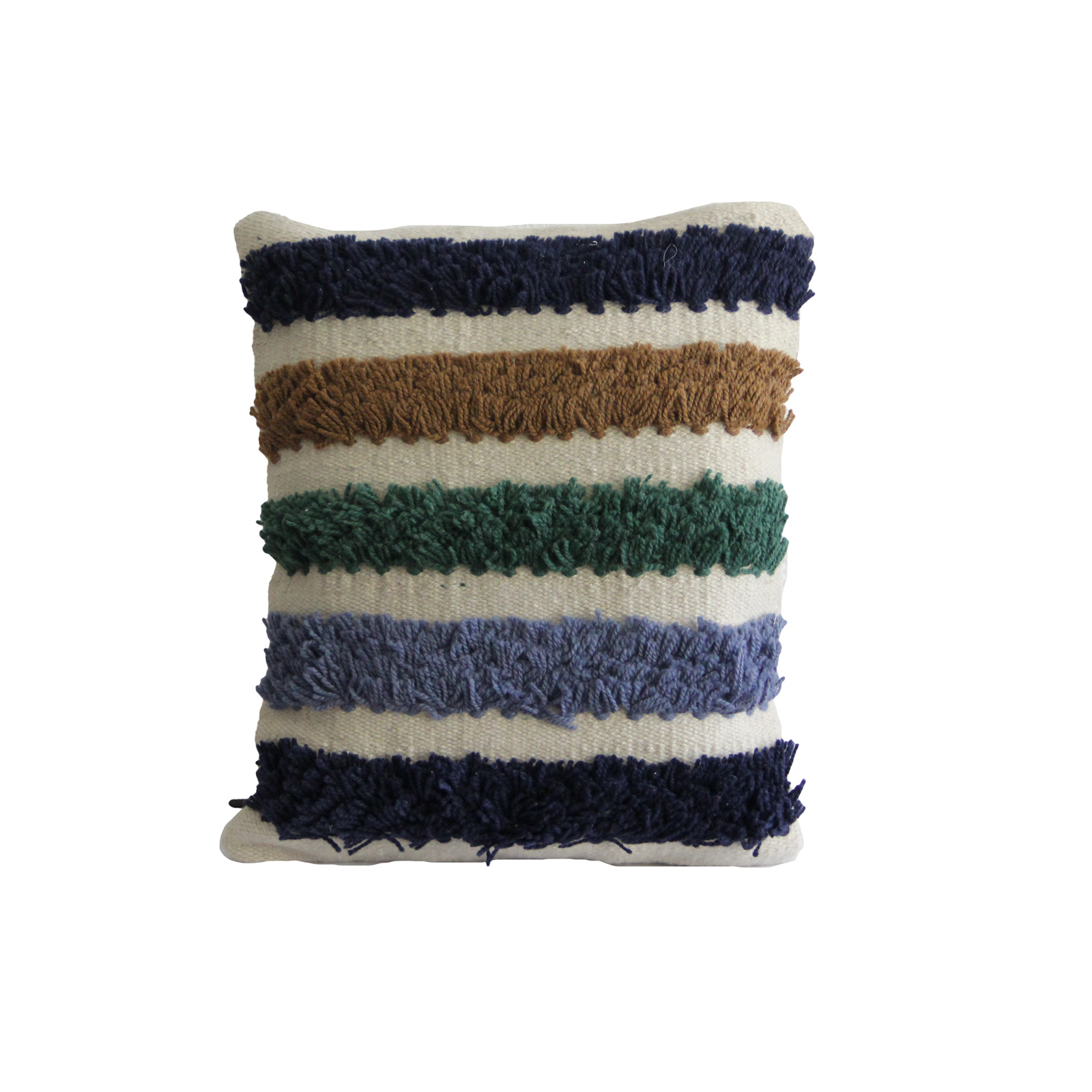 215 – خدادية صوف 50×50 سم – بيج وكحلي وبني وأخضر وزهري