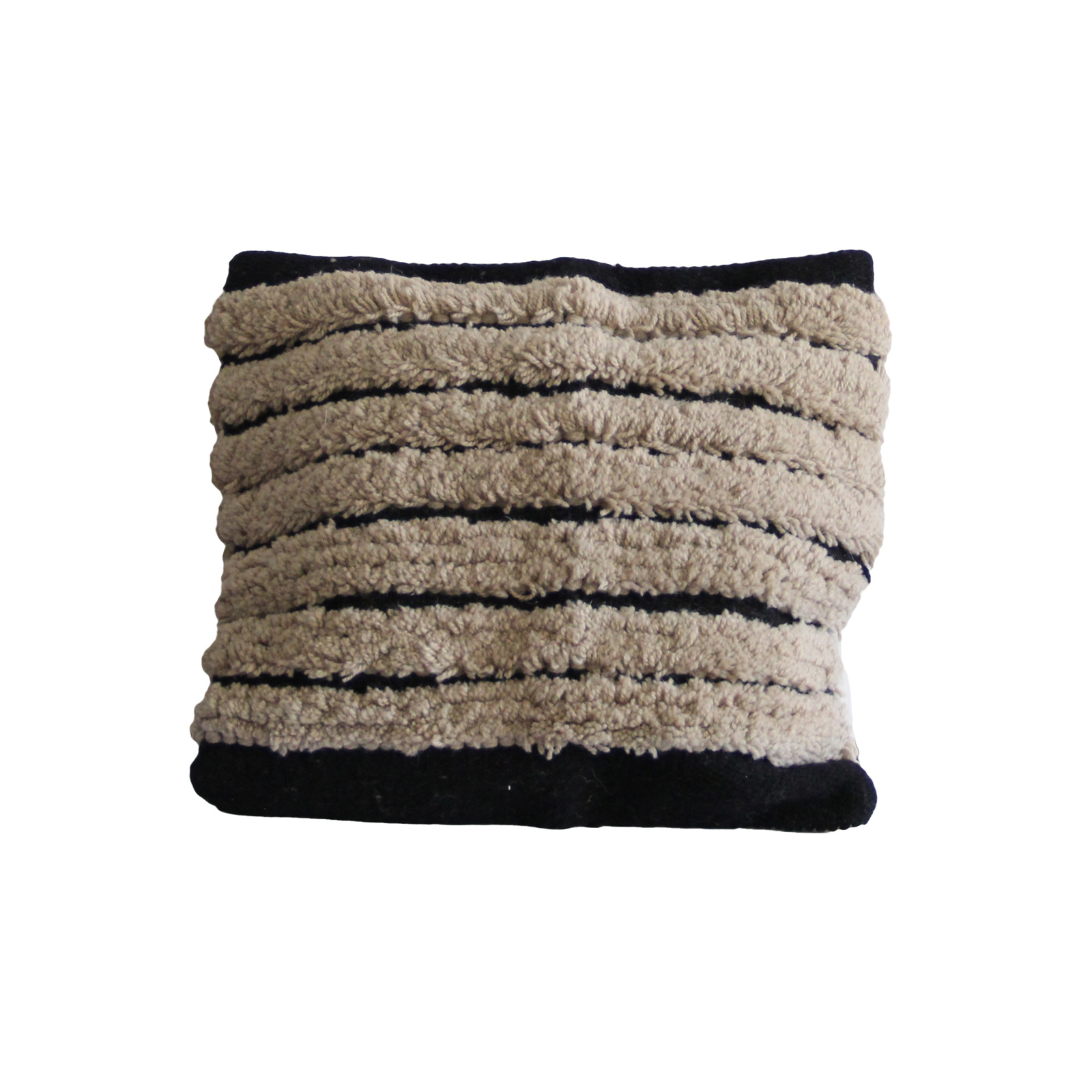 221 – خدادية صوف 45×45 سم – كاكاو وأسود