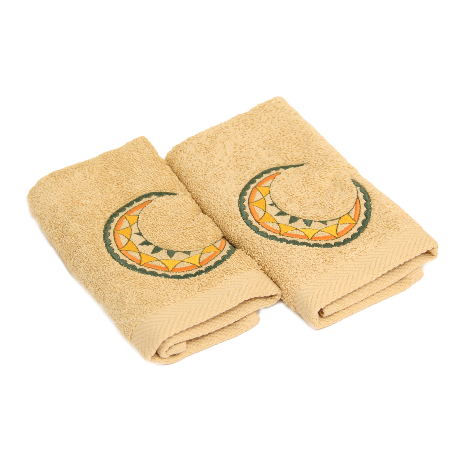 1821B طقم هلال مشع من منشفتين للضيوف 30*30
