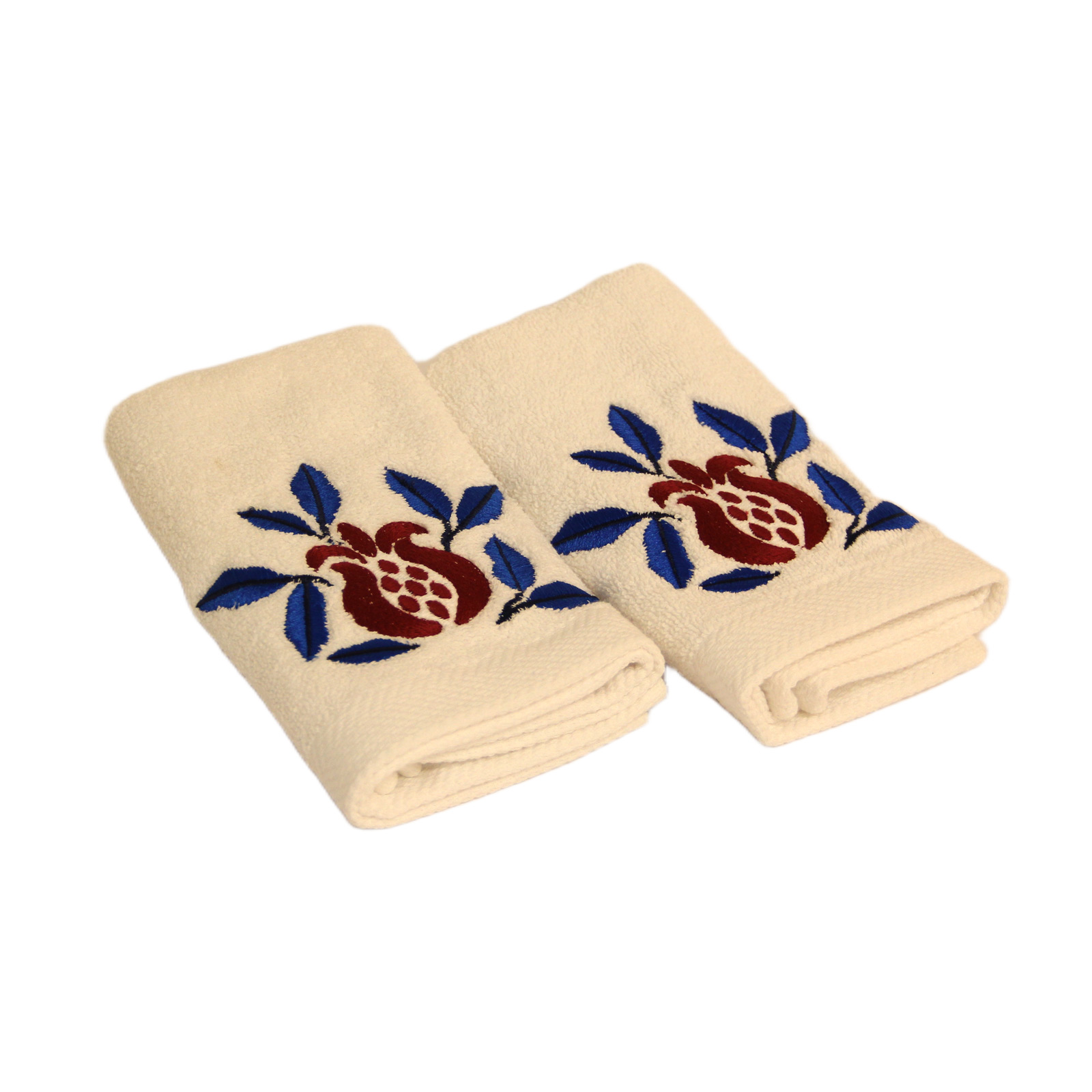 1705W مناشف للضيوف برائحة الرمان (طقم من قطعتين)