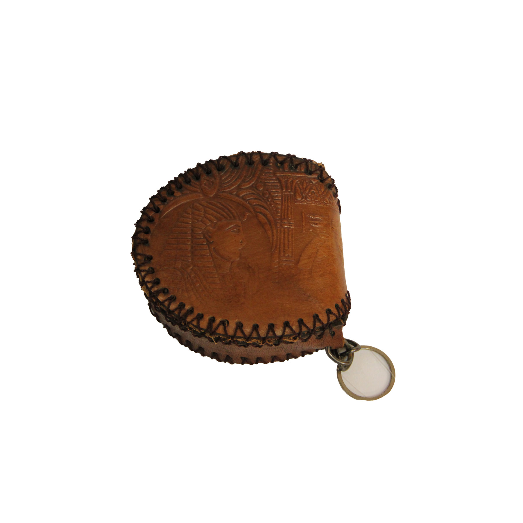 كيس نقود جلد طبيعي هافان نقش عربي (إعرابي على جمل)