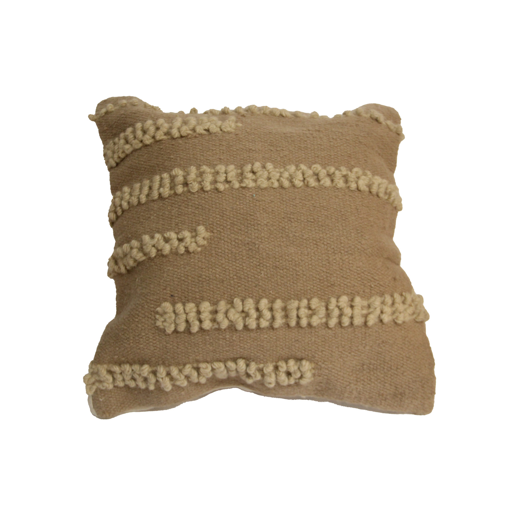 273 – خدادية صوف 45×45 سم – أبيض وبيج