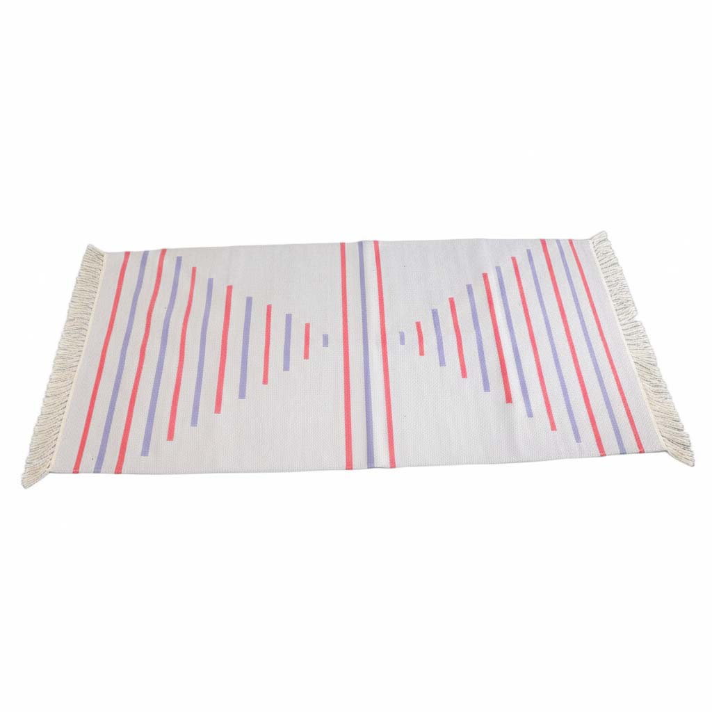 116سجاد برسولا 210*100 رمادي - موف - احمر