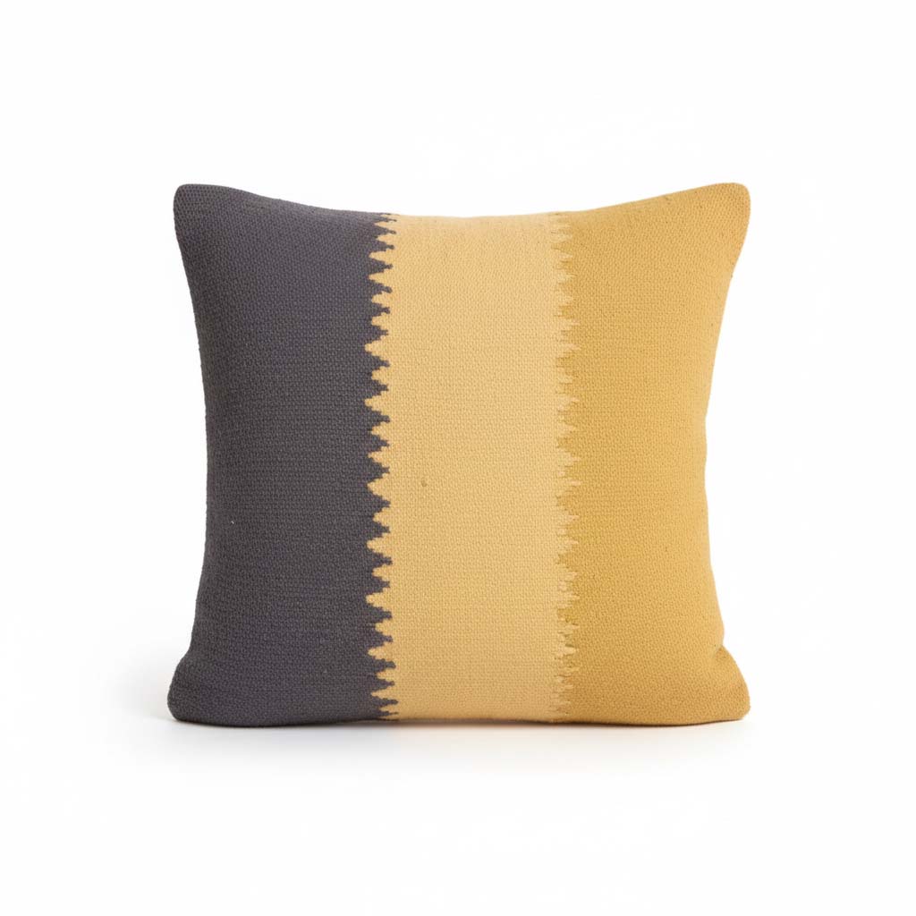 216 – خدادية صوف 50×50 سم – لبني وأخضر وأسود