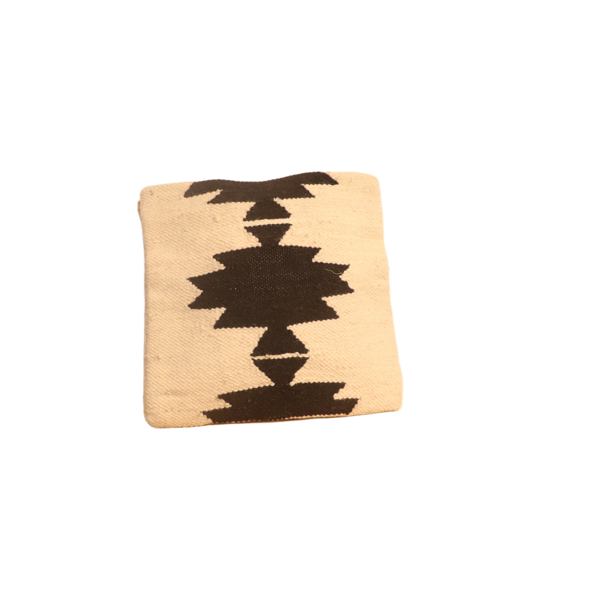 203 – 3خدادية صوف 45×45 سم – بيج أسود