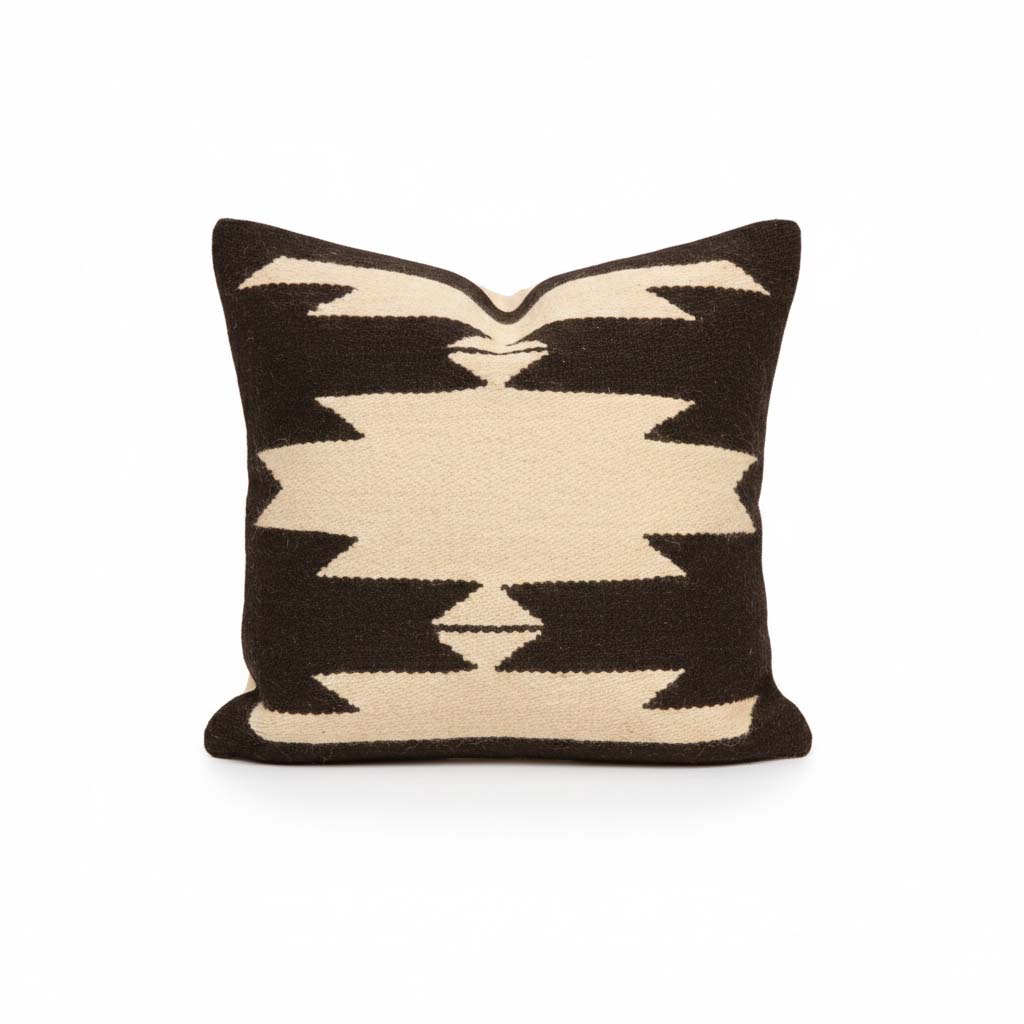 203 – 4خدادية صوف 45×45 سم – بيج أسود