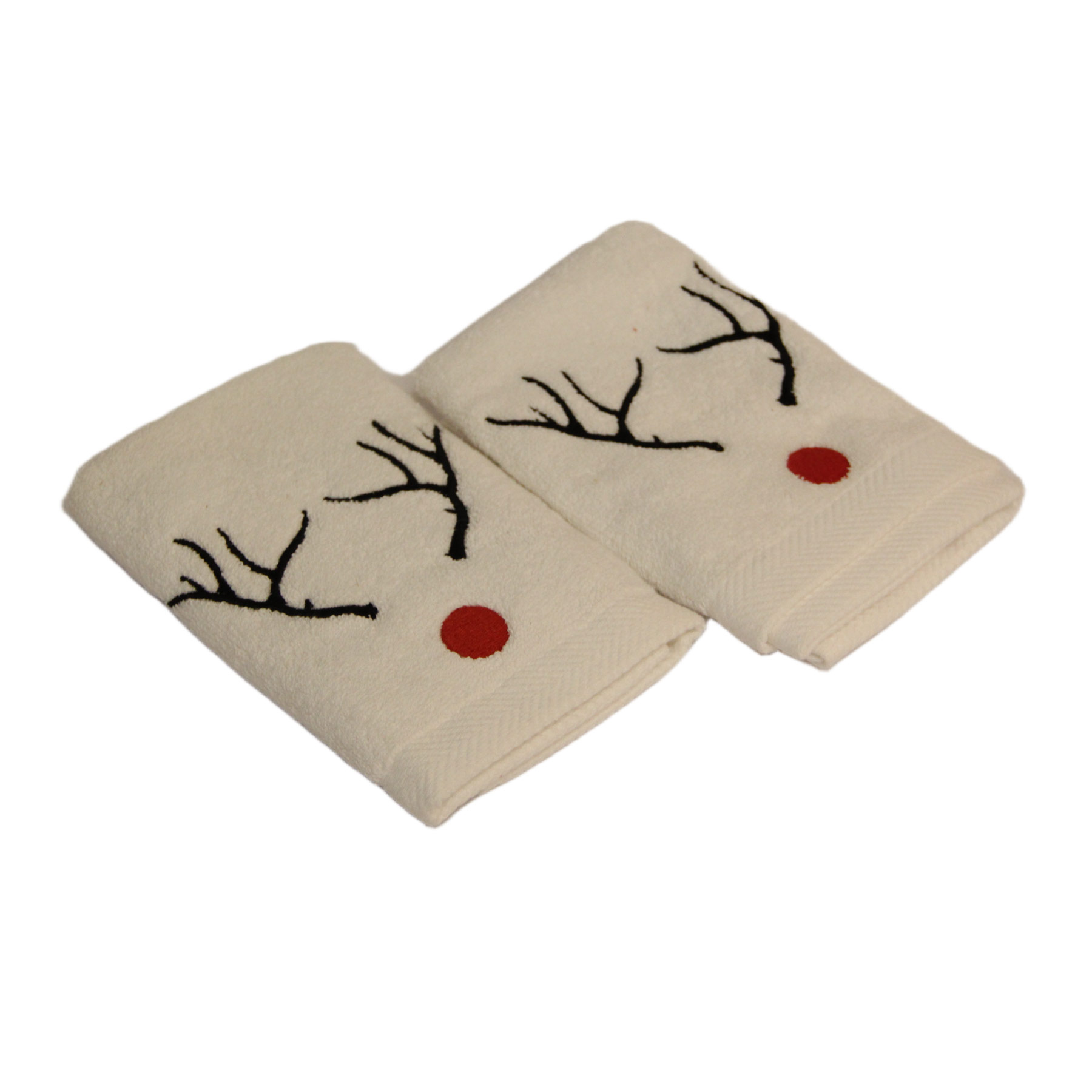 1139W فوط ضيوف بطبعة قرون عيد الميلاد (30×30 سم)