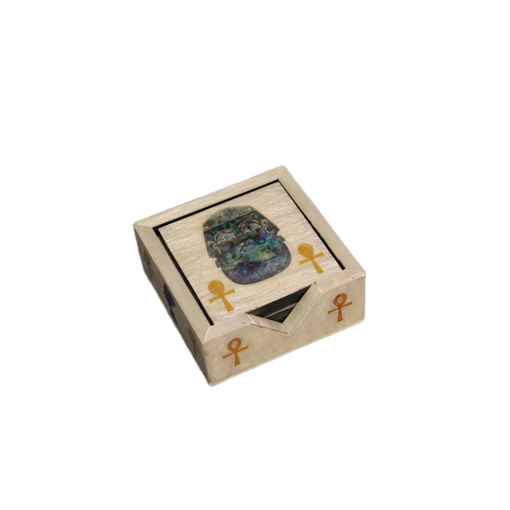 كوستر اكريلك فرعوني رسمة توت عنخ