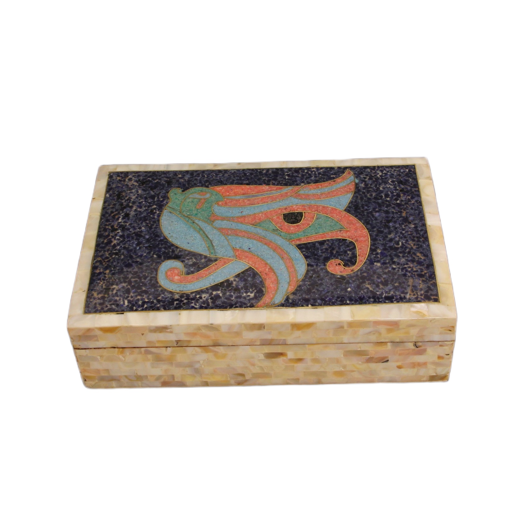 علبة صدف 25 *17 سم فرعوني رسمة عين حورس