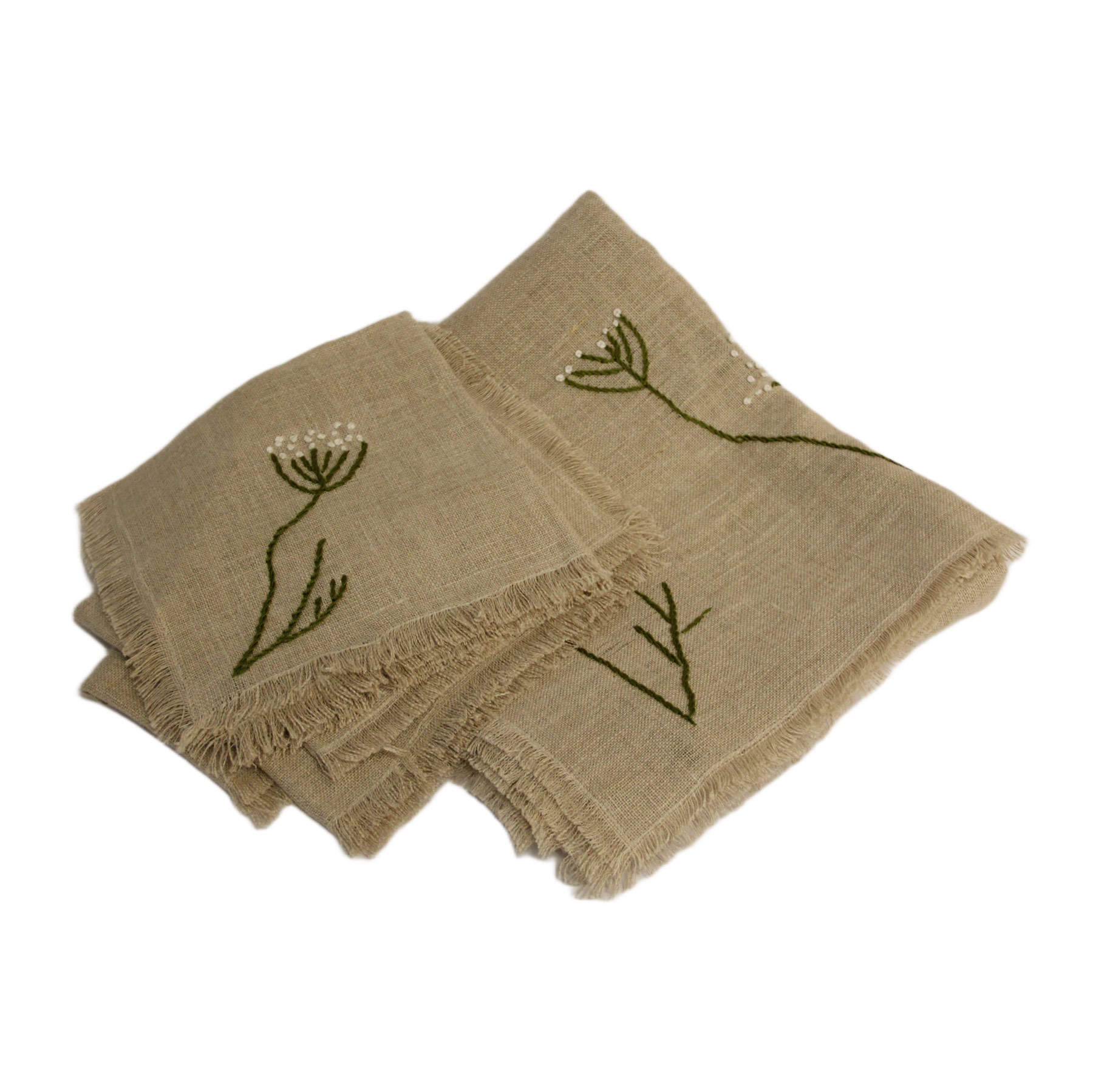 مفرش تطريز سفرة بارز + 4 مناديل 2113163