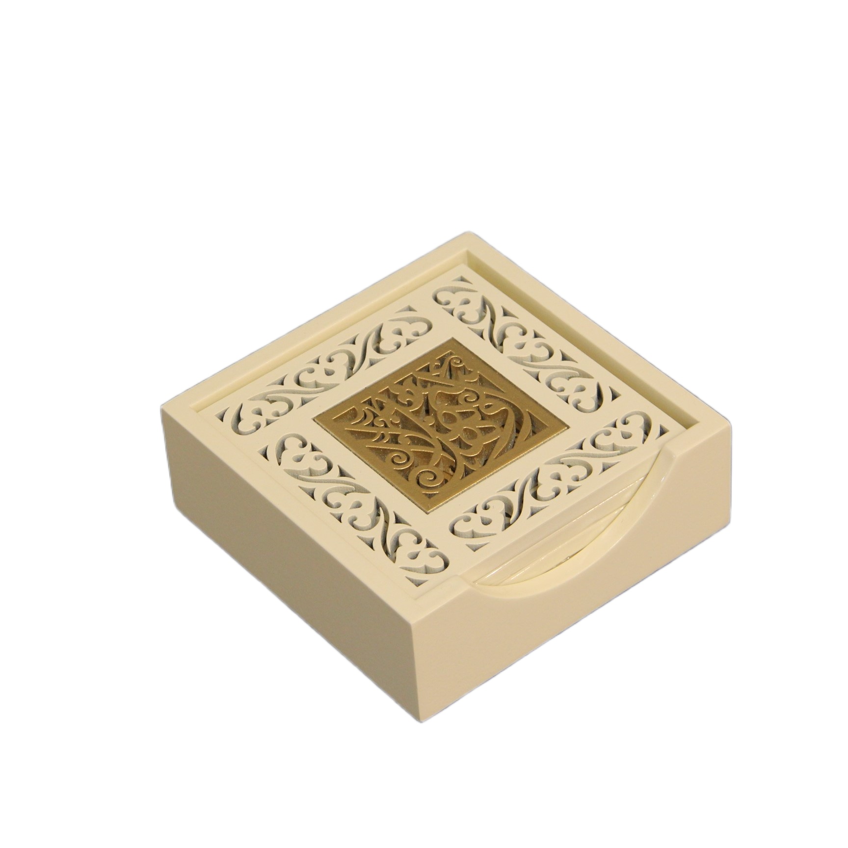 طقم حوامل أكواب  11X11 cm بيج 6220207400000