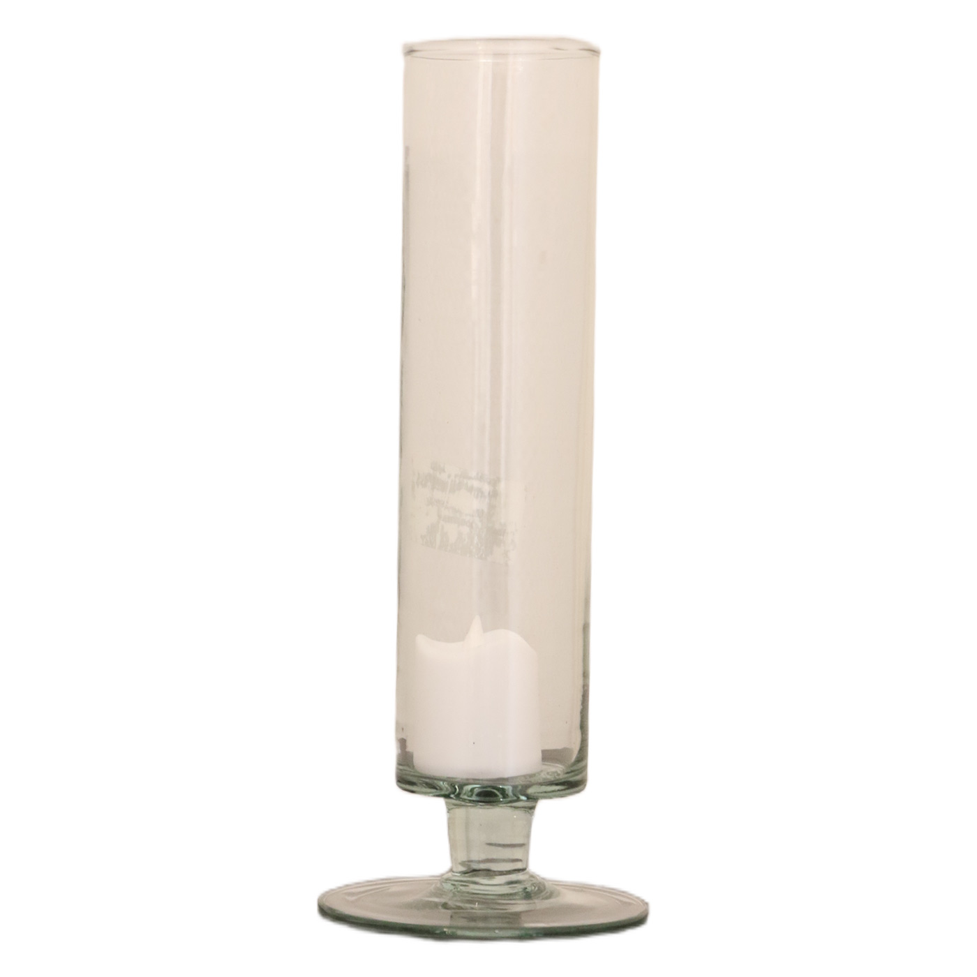 كاندل زجاج بالشمعه كبير