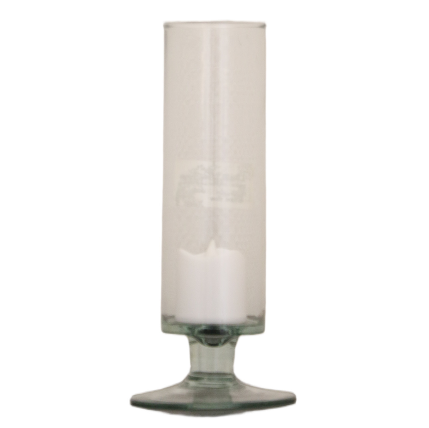 كاندل زجاج بالشمعه وسط