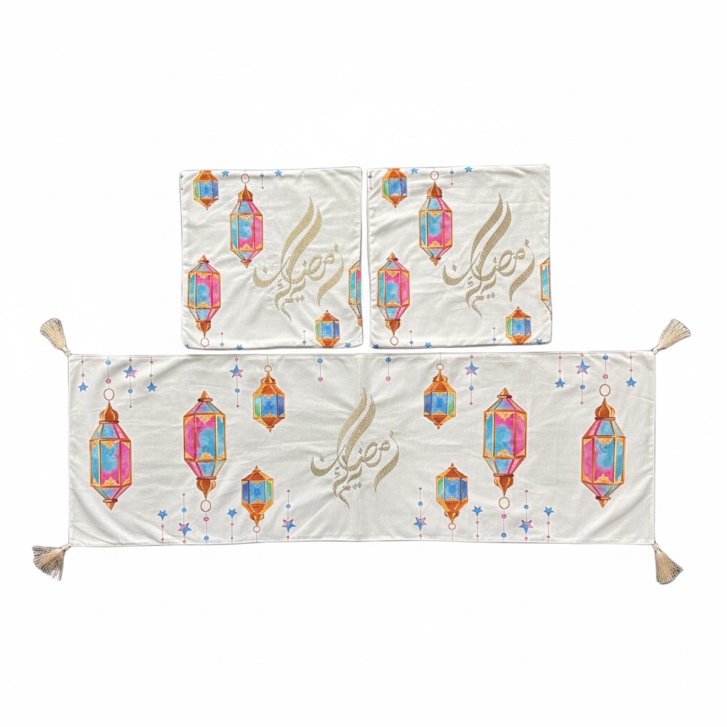 70315 A رنر طباعة رمضان و2 كوشن