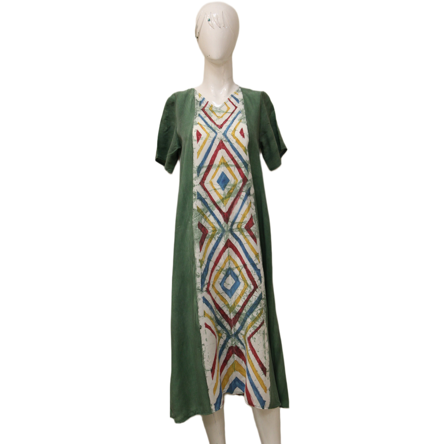 فستان نص كم قصير معينات نوبي أزرق